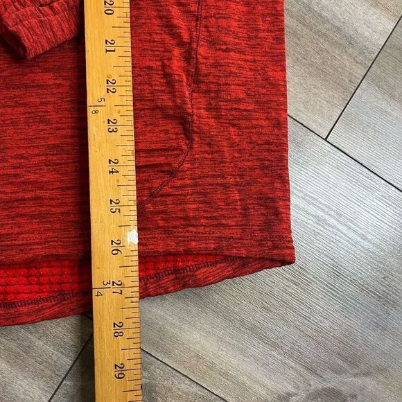 Nike Red Athletic Quarterzip Pullover Men Large - Picture 4 of 6